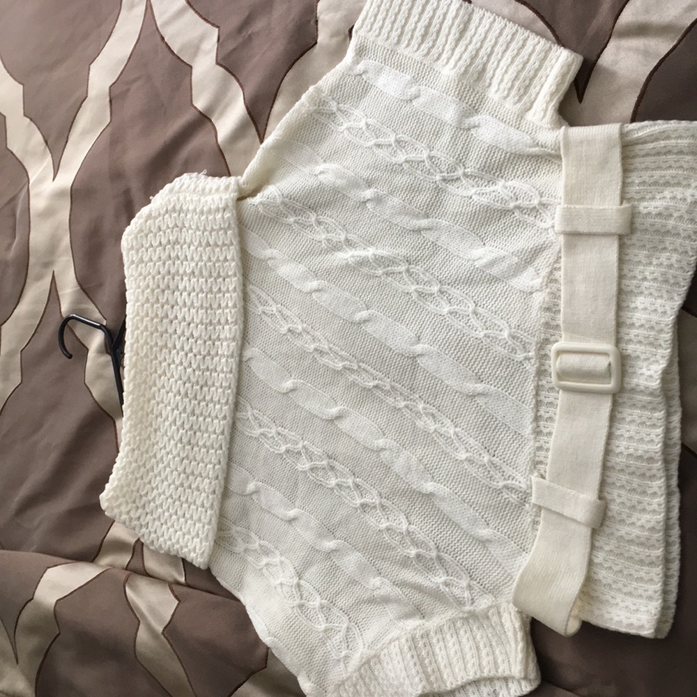 Splash boat neck sweater